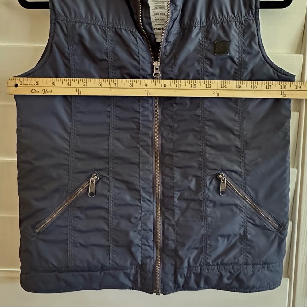 Carhartt Women's Navy Puffer Vest size XS - Picture 6 of 7